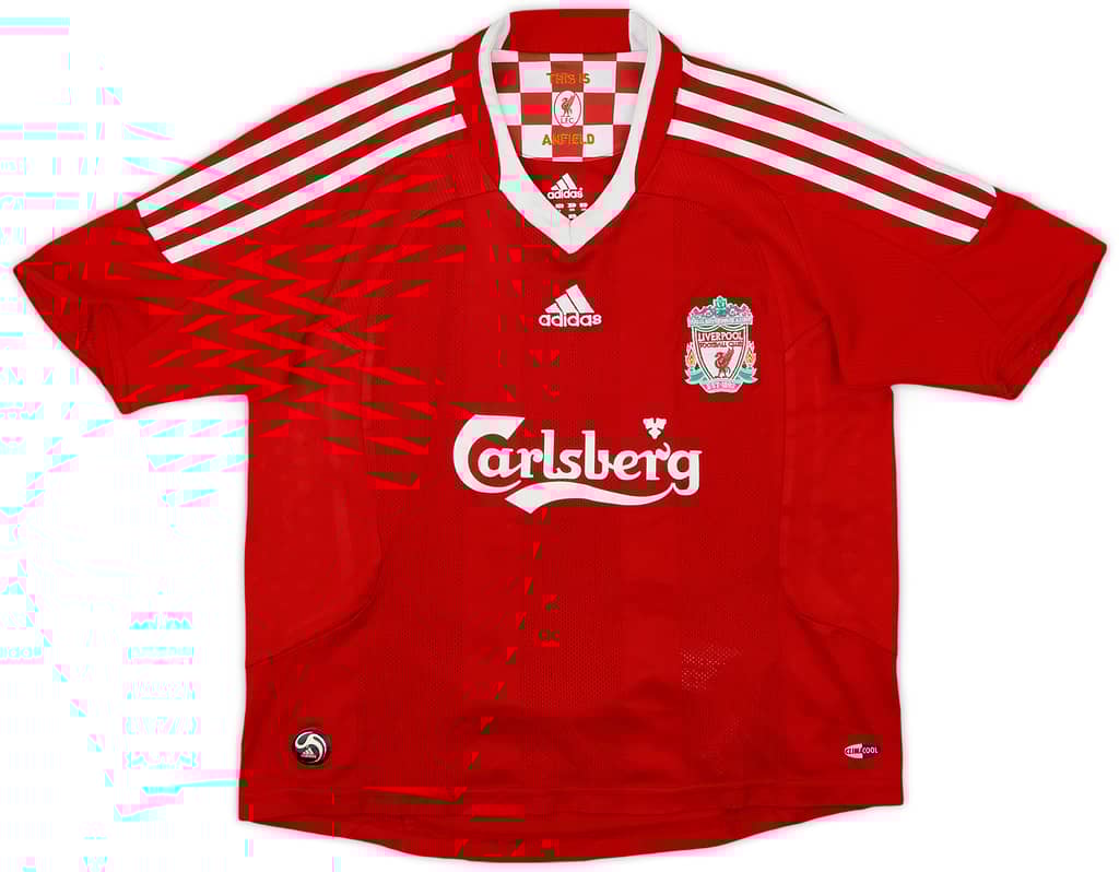 2008-10 Liverpool Home Shirt Torres #9 - 7/10 - (S.Boys)