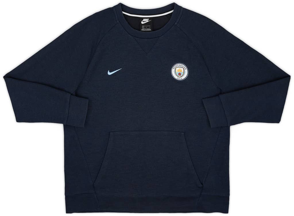 2018-19 Manchester City Nike Sweat Top - 8/10 - (L)