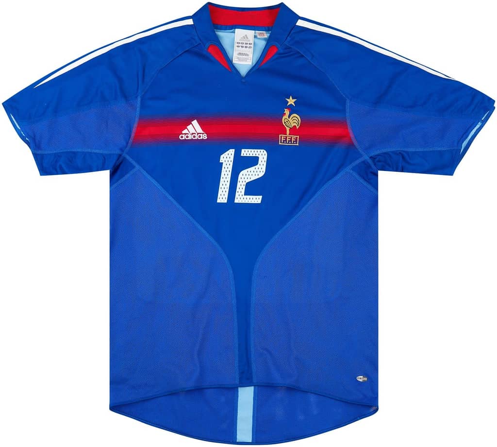 2004-06 France Home Shirt Henry #12