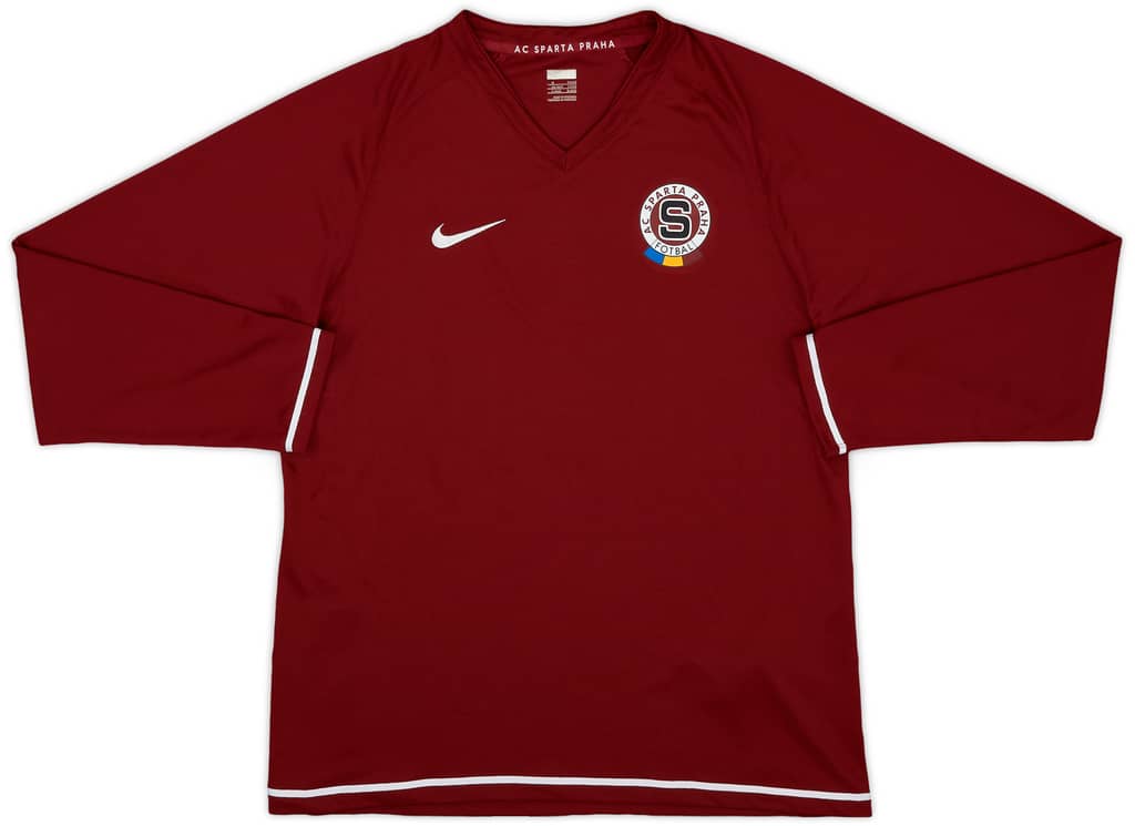2008-09 Sparta Prague Home L/S Shirt - 8/10 - (M)