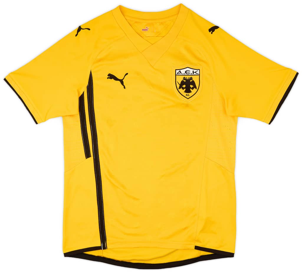 2010-11 AEK Athens Home Shirt - 8/10 - (S)