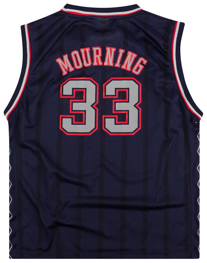 2003-04 New Jersey Nets Mourning #33 Reebok Jersey (Away) Y