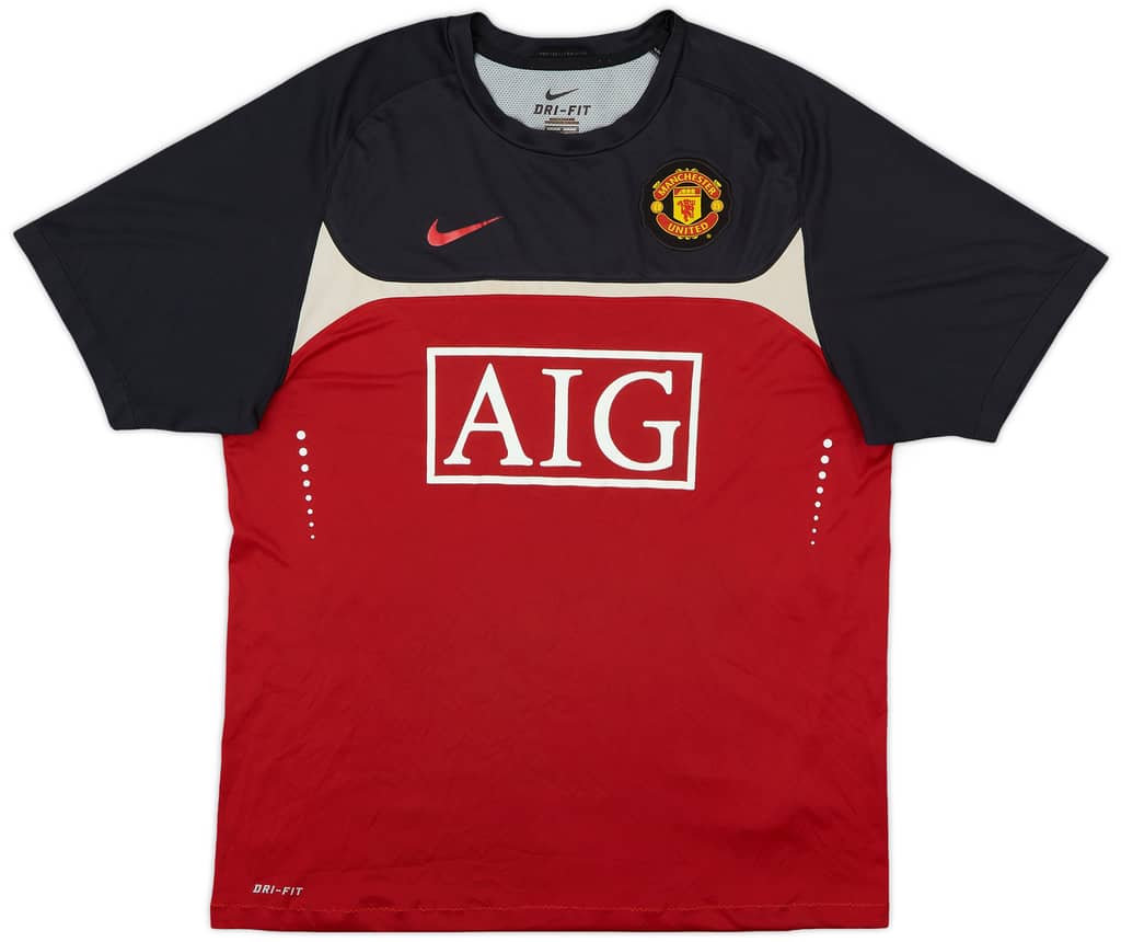 2010-11 Manchester United Nike Training Shirt - 6/10 - (L)