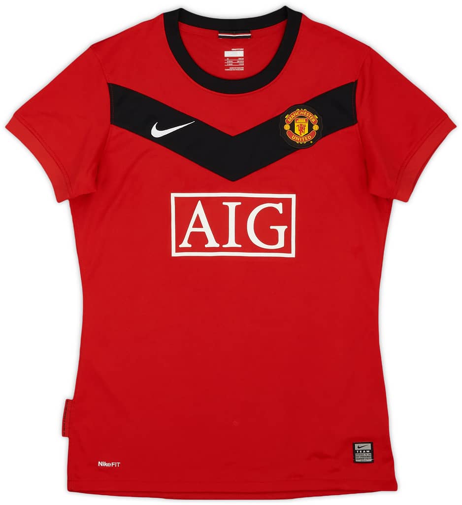 2009-10 Manchester United Home Shirt - 7/10 - (Women's M)