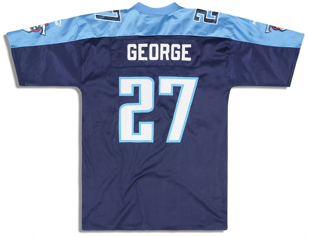 1999-00 Tennessee Titans George #27 Puma Jersey (Home) XL