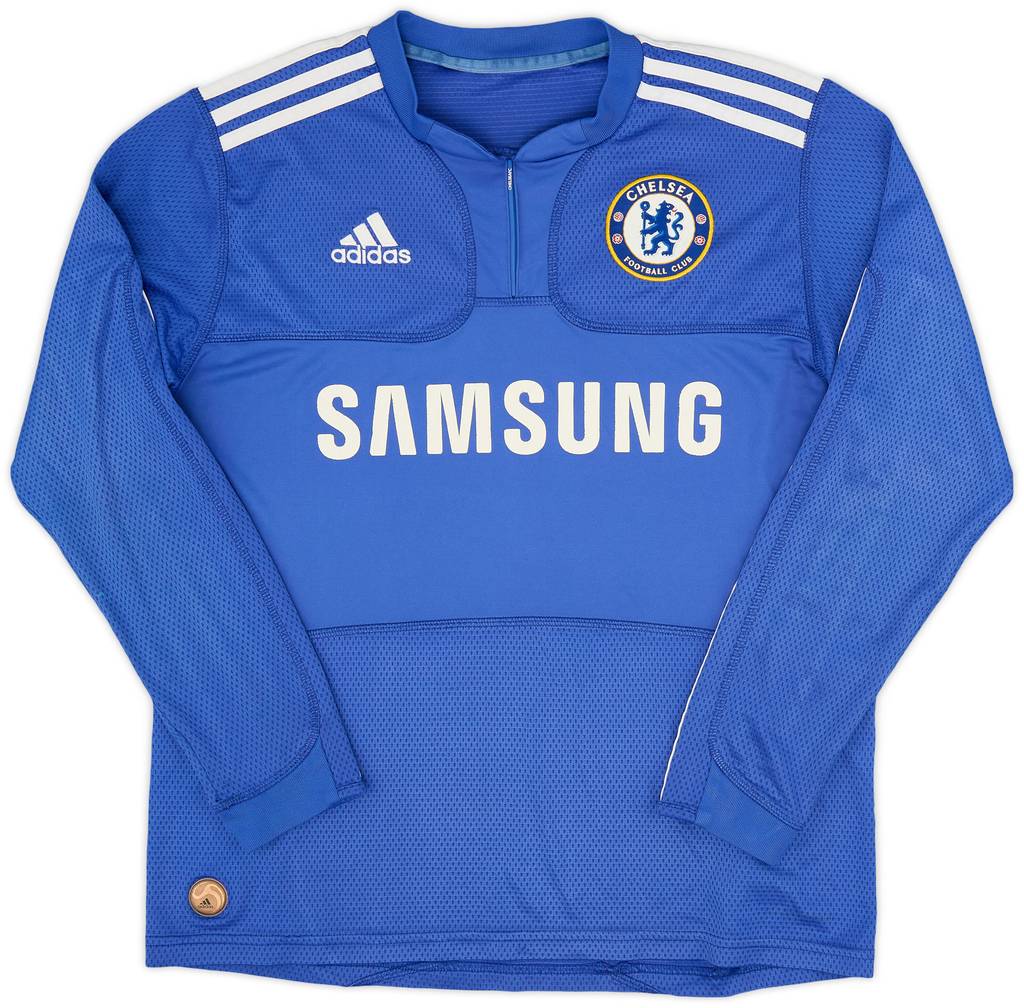 2009-10 Chelsea Home L/S Shirt - 7/10 - (XL.Boys)