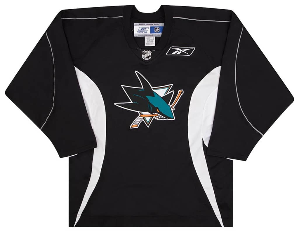 2007-11 San Jose Sharks Reebok Training Jersey L