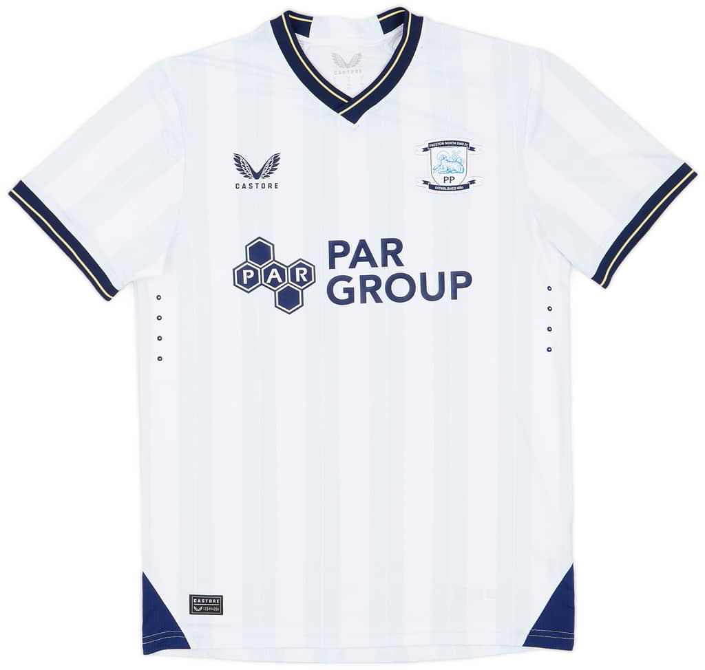 2023-24 Preston North End Match Issue Home Shirt #28
