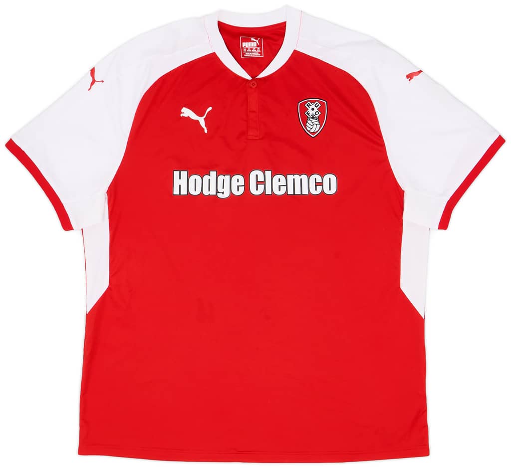 2017-18 Rotherham Home Shirt - 9/10 - (XXL)