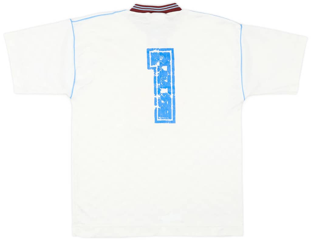 1990-91 West Ham Away Shirt #1 - 7/10 - (S)