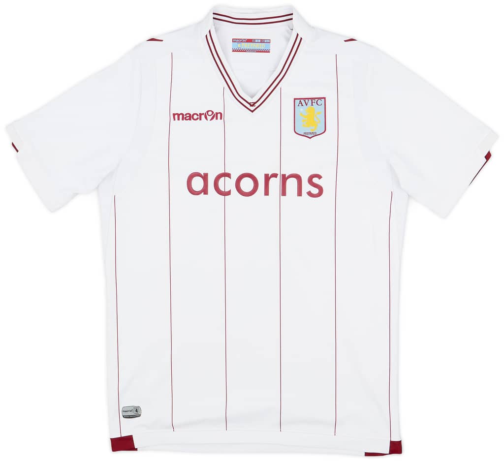 2014-15 Aston Villa Away Shirt - 8/10 - (XL.Boys)