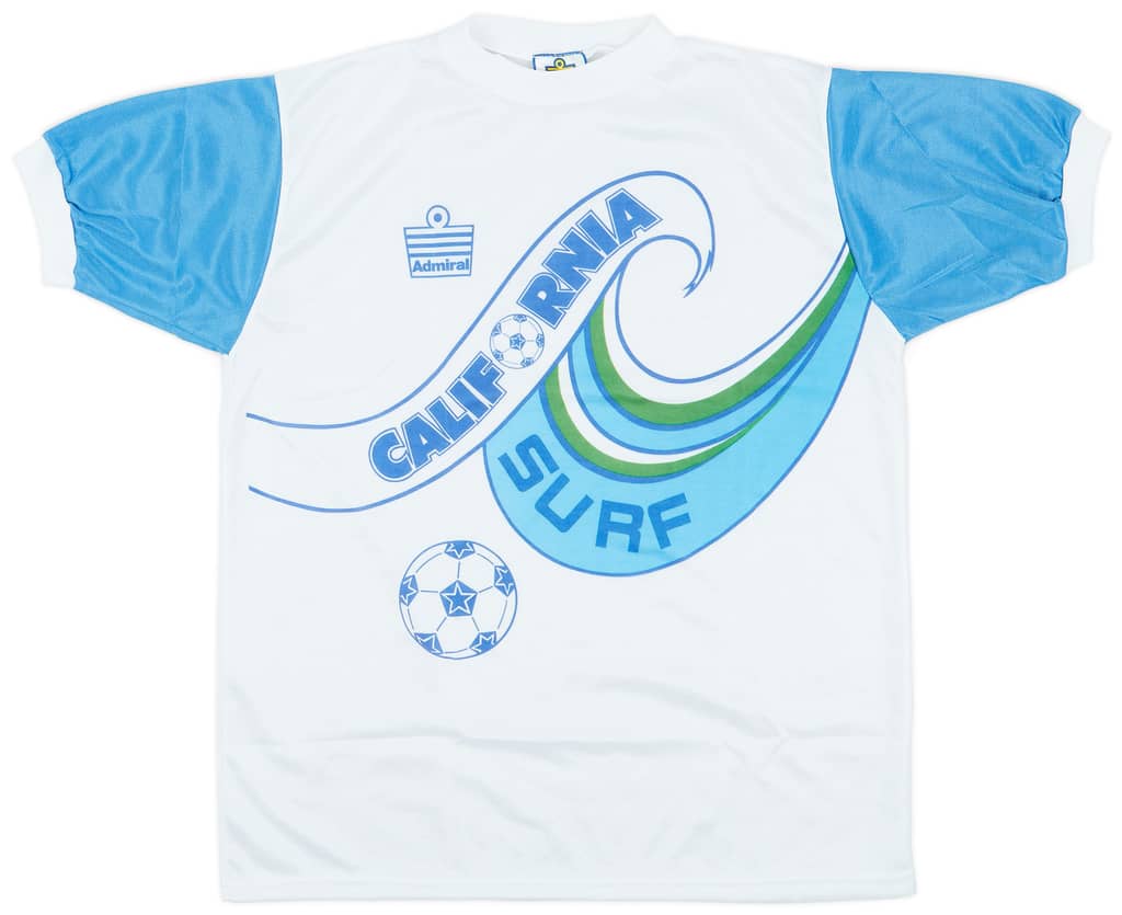 1980s California Surf Admiral Training Shirt  - 8/10 - (S)