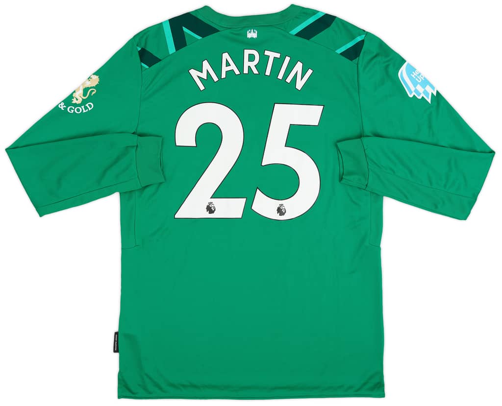 2019-20 West Ham Match Issue GK Shirt Martin #25