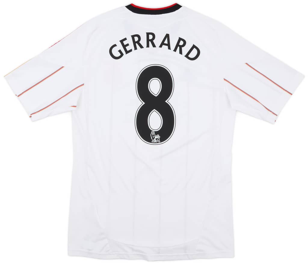 2010-11 Liverpool Away Shirt Gerrard #8 - 6/10 - (S)