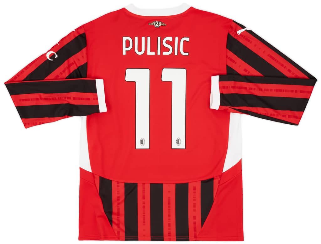 2024-25 AC Milan Home L/S Shirt Pulisic #11