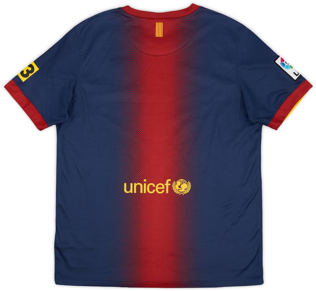 2012-13 Barcelona Home Shirt - 8/10 - (XL.Boys)