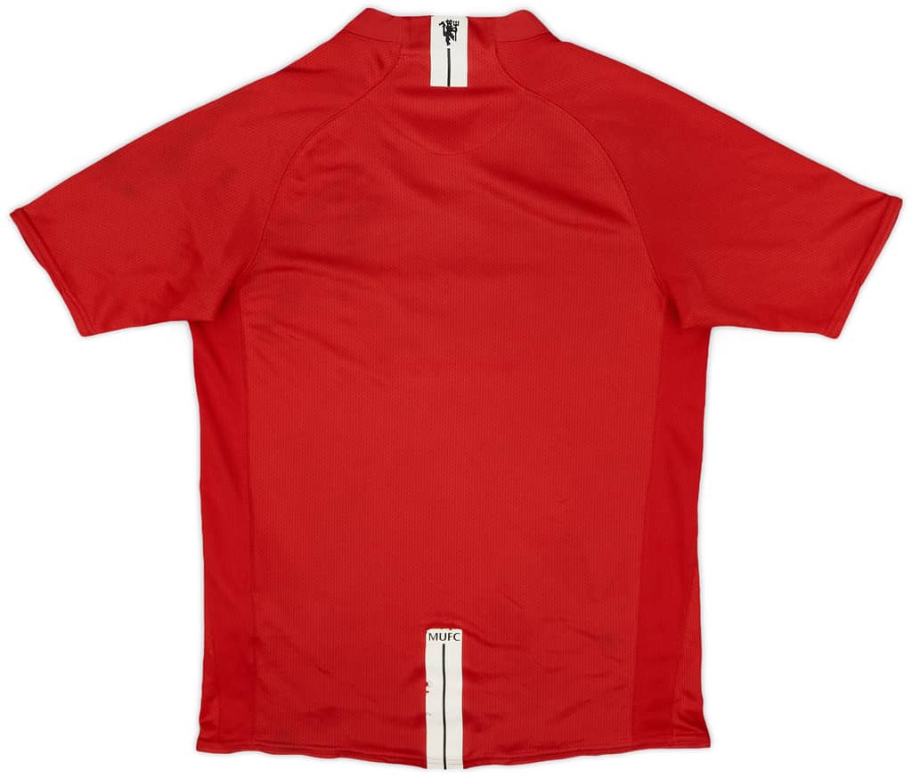 2007-09 Manchester United Home Shirt - 6/10 - (XL.Boys)