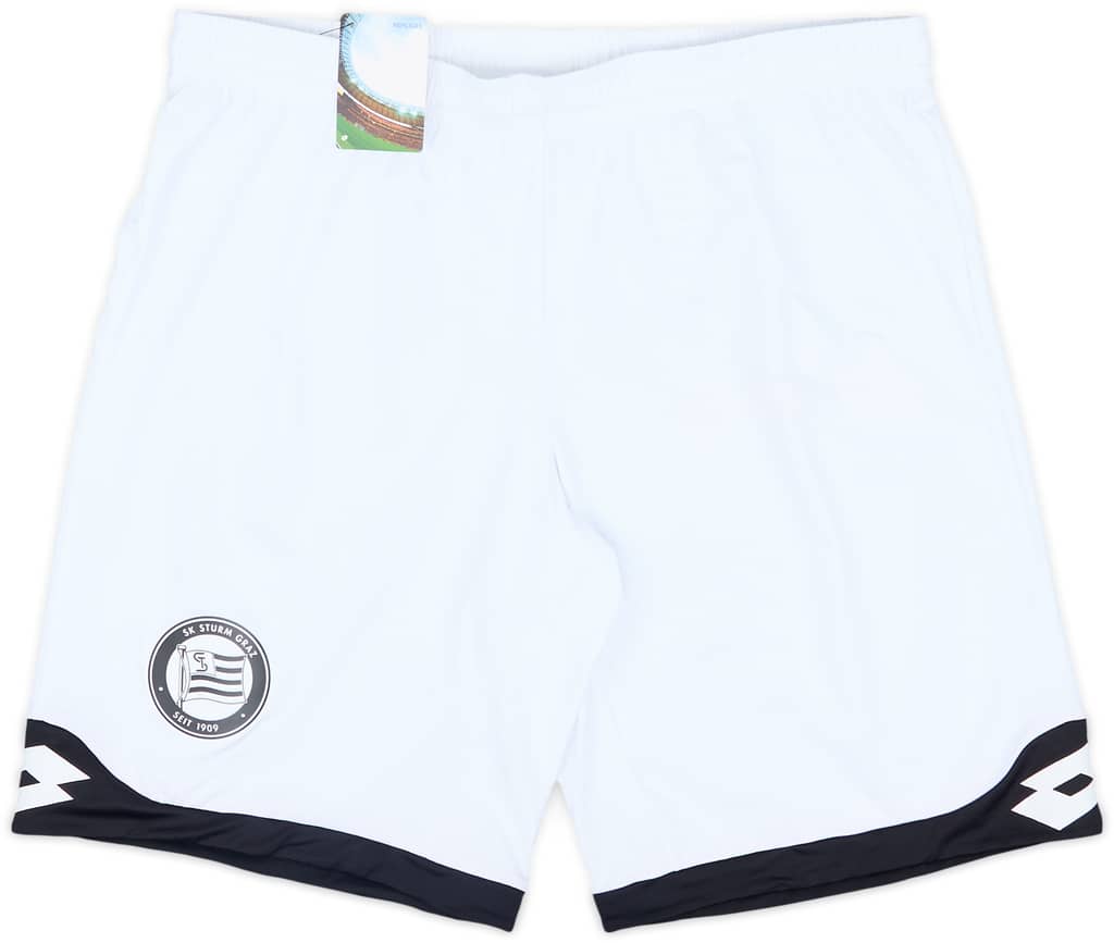 2017-18 Sturm Graz Home Shorts (L)