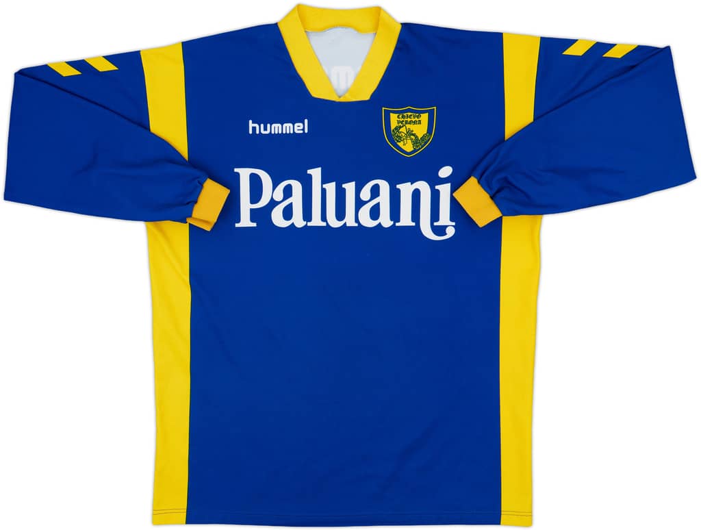 2000-01 Chievo Verona Hummel Training L/S Shirt - 8/10 - (XL)