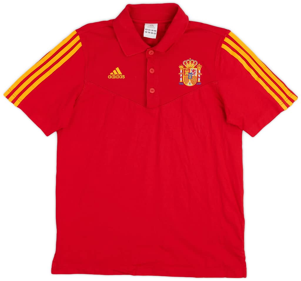 2008-09 Spain adidas Polo Shirt - 9/10 - (S)