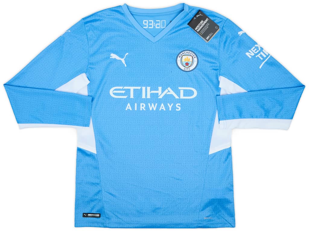 2021-22 Manchester City Home L/S Shirt Foden #47 (M)