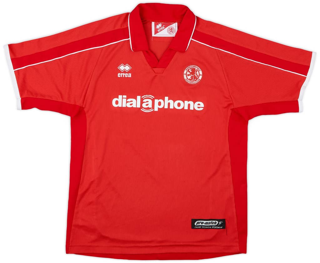 2002-03 Middlesbrough Home Shirt - 6/10 - (L.Boys)