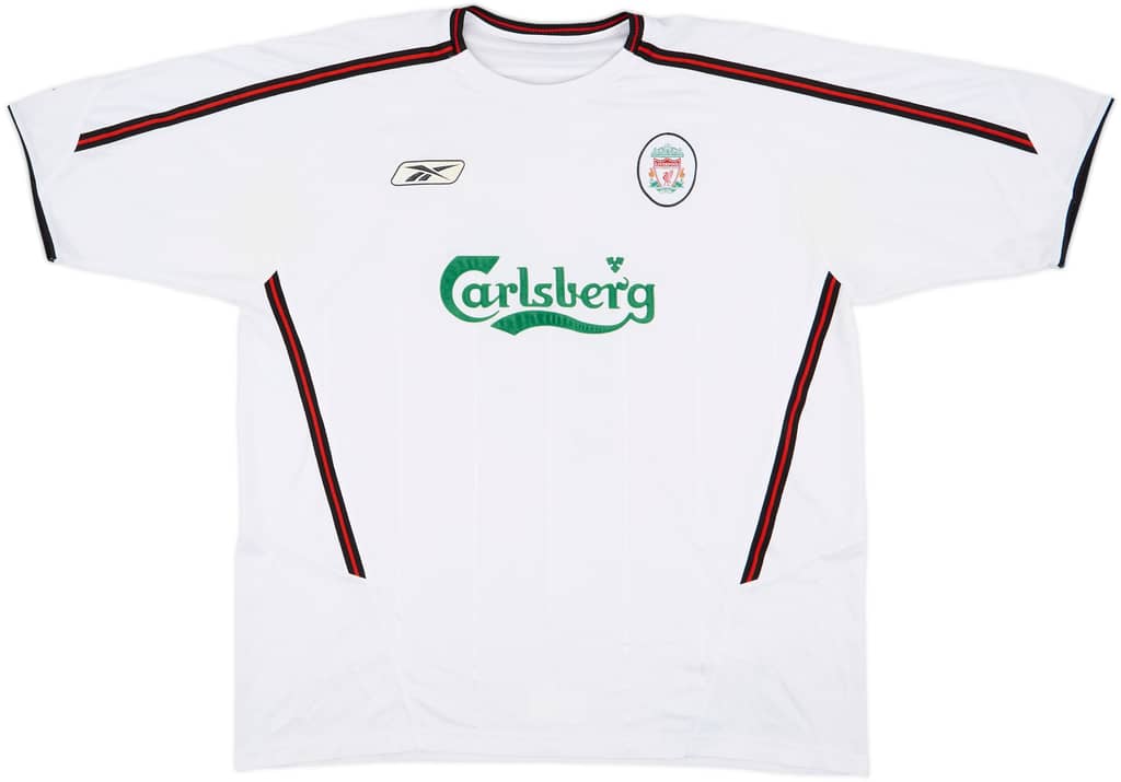 2003-04 Liverpool Away Shirt Gerrard #17 - 5/10 - (XXL)