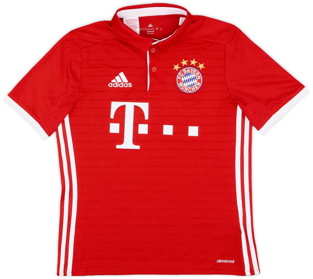2016-17 Bayern Munich Home Shirt - 9/10 - (L.Boys)