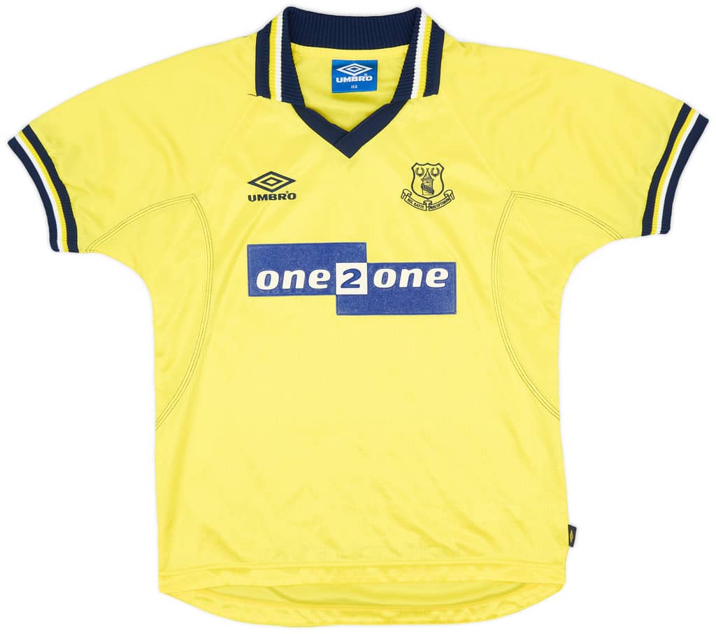 1998-99 Everton Third Shirt - 9/10 - (XL.Boys)