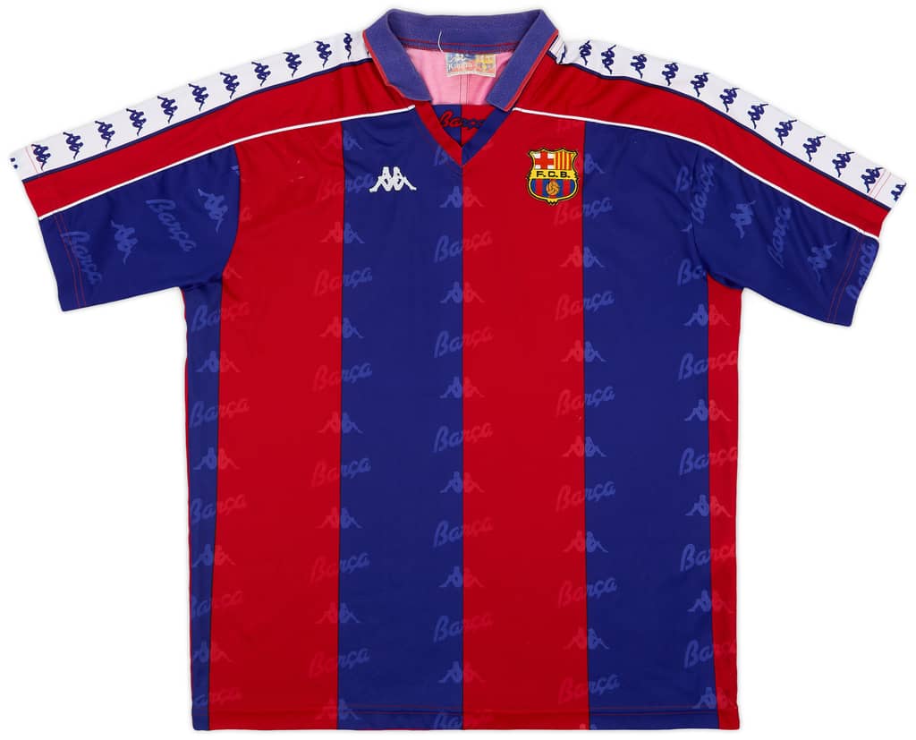 1992-95 Barcelona Home Shirt - 9/10 - (XL)