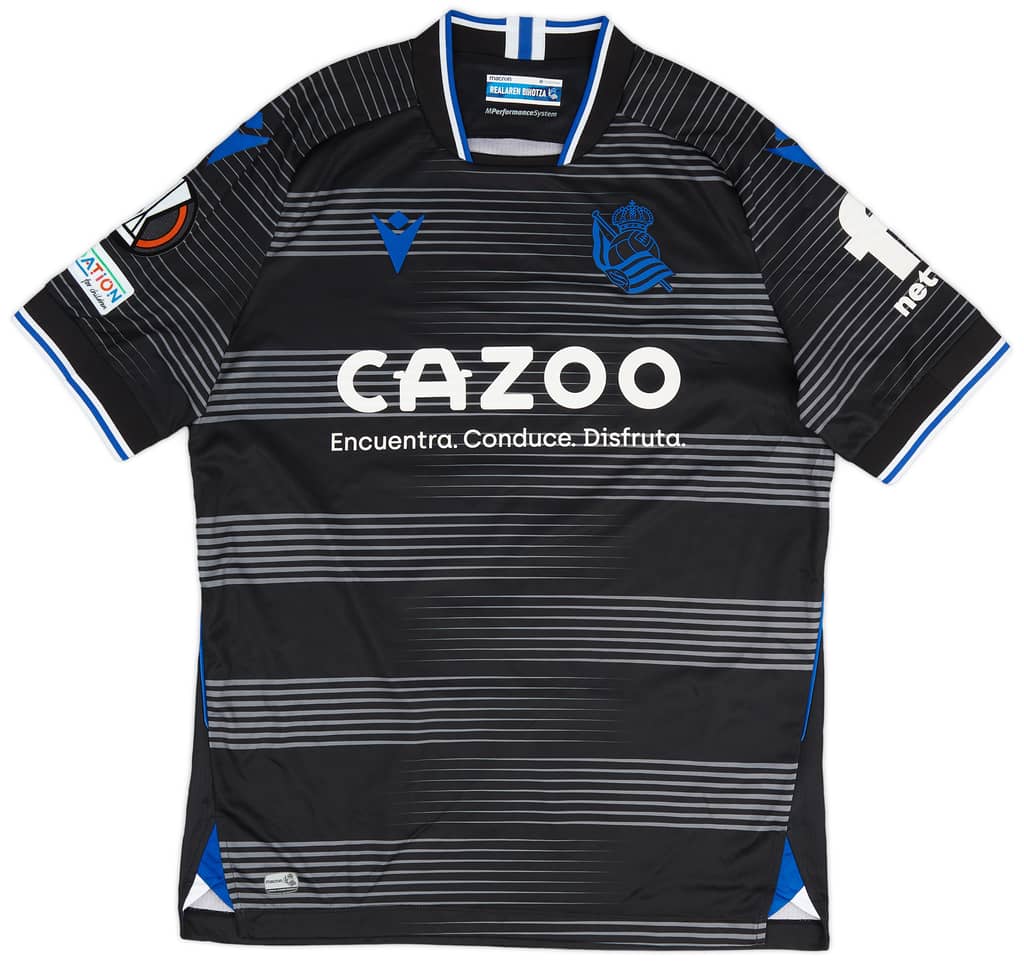 2022-23 Real Sociedad Match Issue Europa League Away Shirt Merino #8
