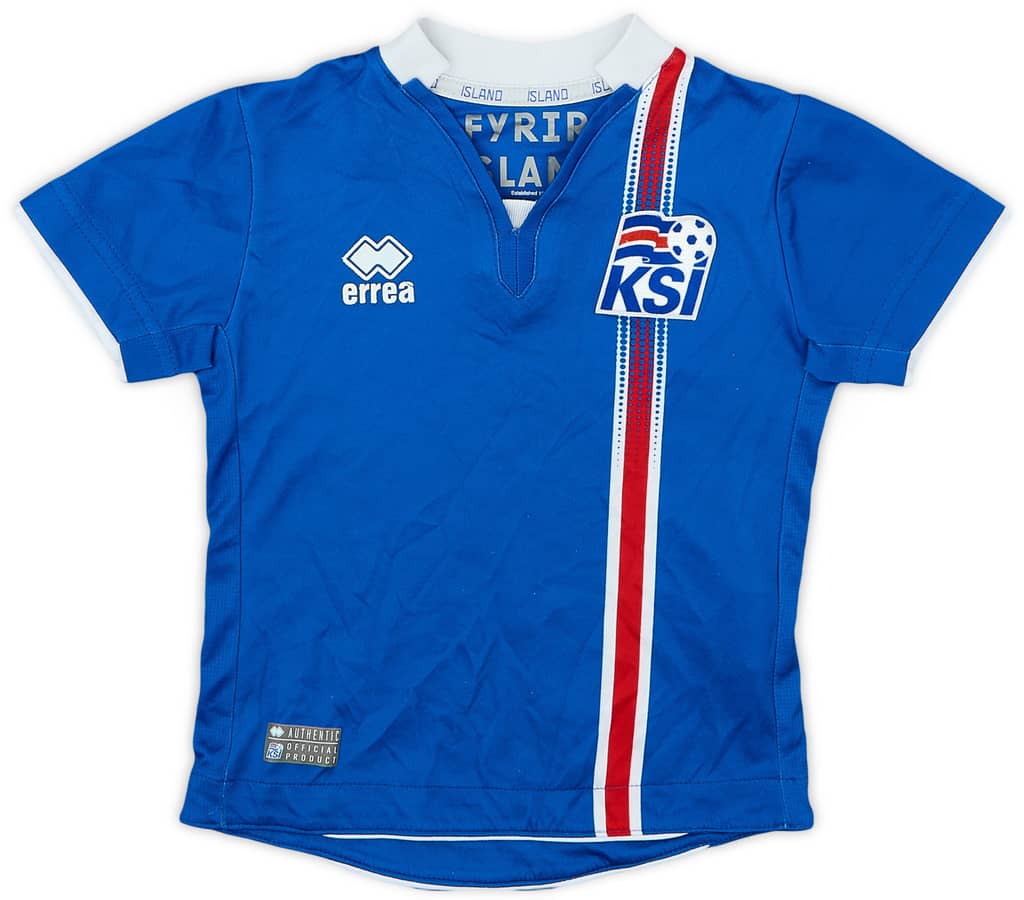 2016-18 Iceland Home Shirt - 9/10 - (4-5 Years)