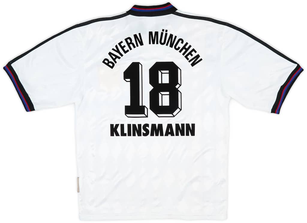 1996-98 Bayern Munich Away Shirt Klinsmann #18 - 5/10 - (S)