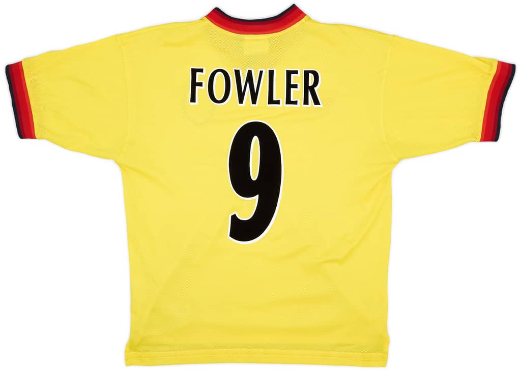 1997-99 Liverpool Away Shirt Fowler #9 - 8/10 - (M)