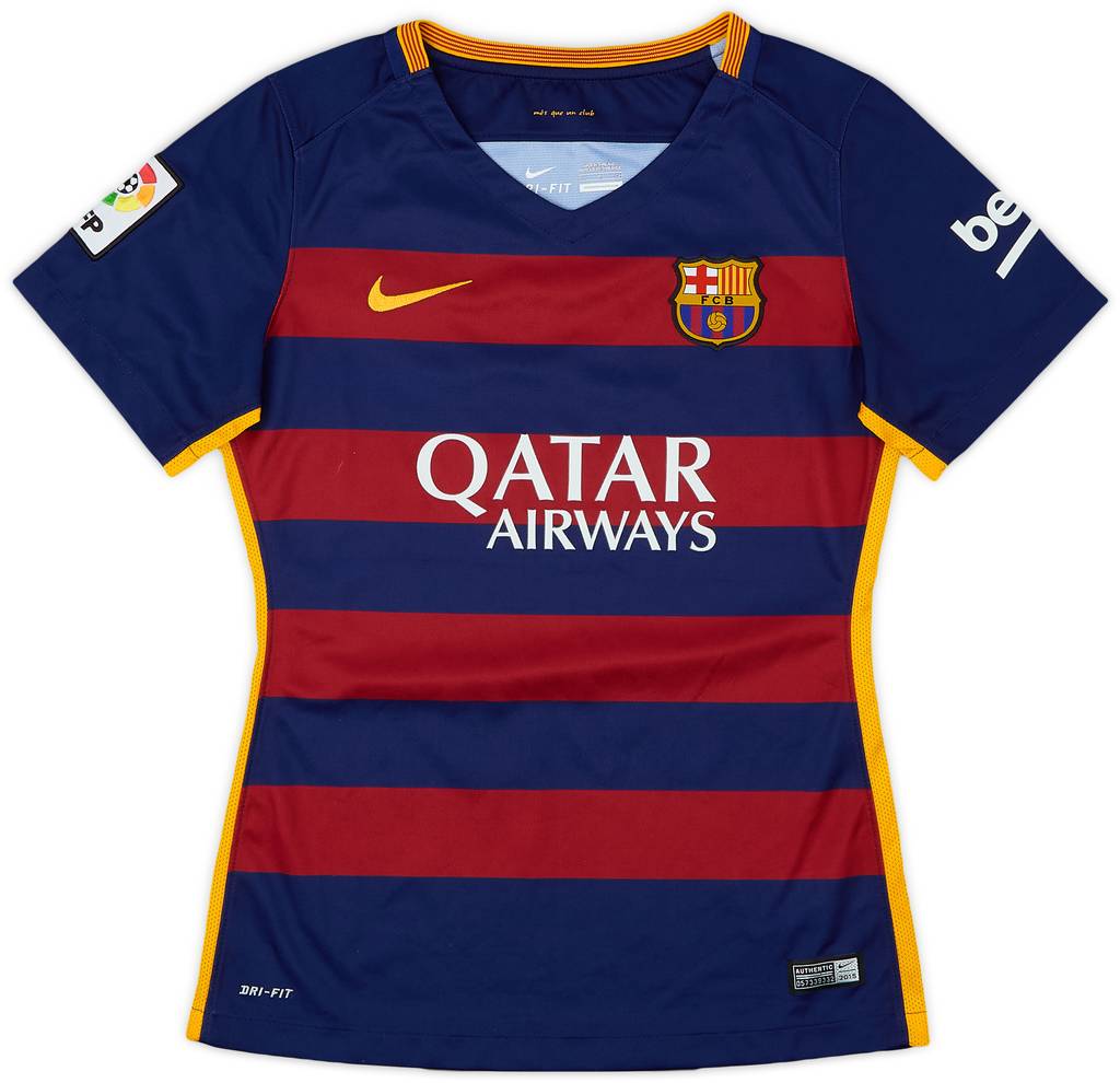 2015-16 Barcelona Home Shirt - 9/10 - (Women's S)