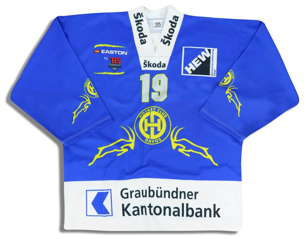2000s HC Davos #19 TFS Jersey (Home) S