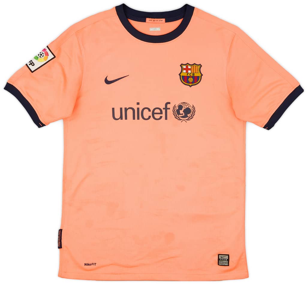 2009-10 Barcelona Away Shirt - 6/10 - (XL.Boys)