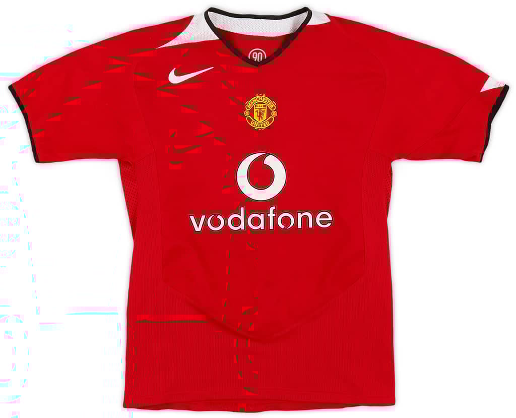 2006-07 Manchester United Home Shirt - 8/10 - (M.Boys)