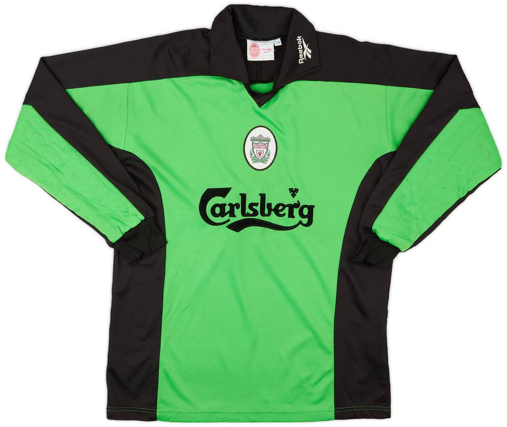 1997-98 Liverpool GK Shirt - 9/10 - (S)