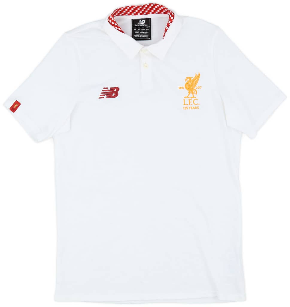 2017-18 Liverpool New Balance Polo Shirt - 9/10 - (XL.Boys)