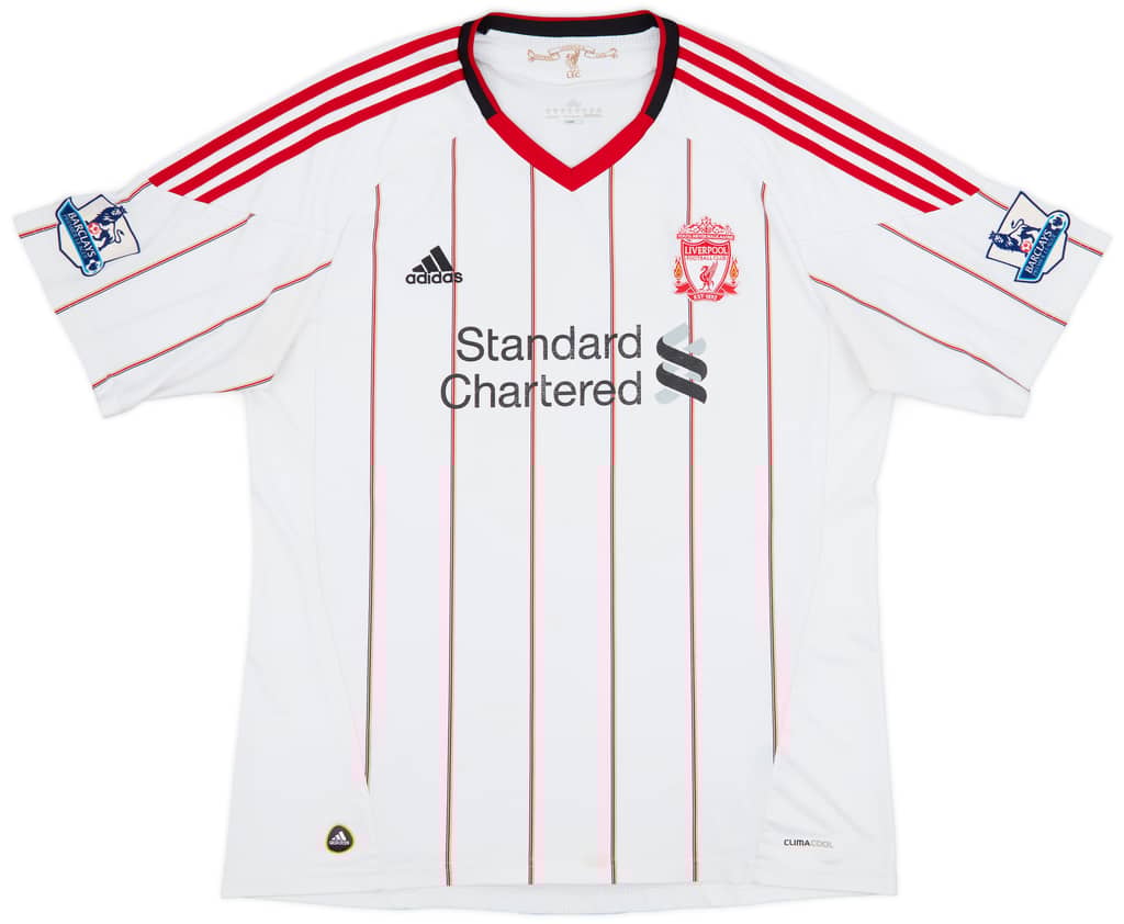 2010-11 Liverpool Away Shirt Gerrard #8 - 6/10 - (XL)