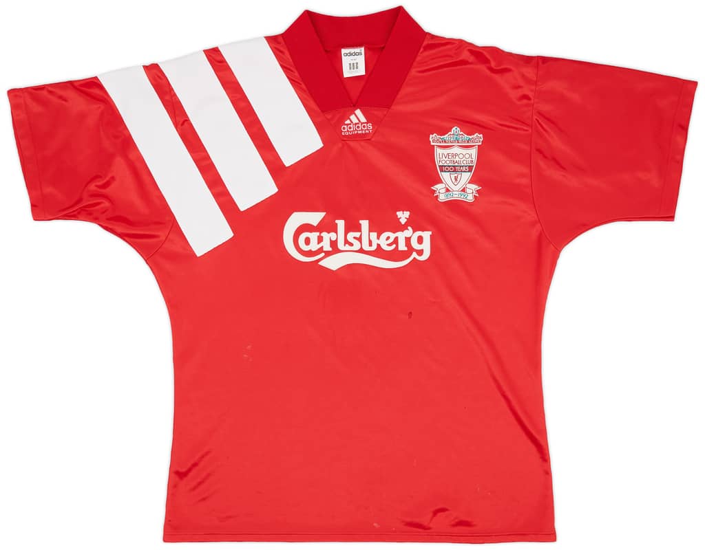 1992-93 Liverpool Centenary Home Shirt - 5/10 - (L/XL)