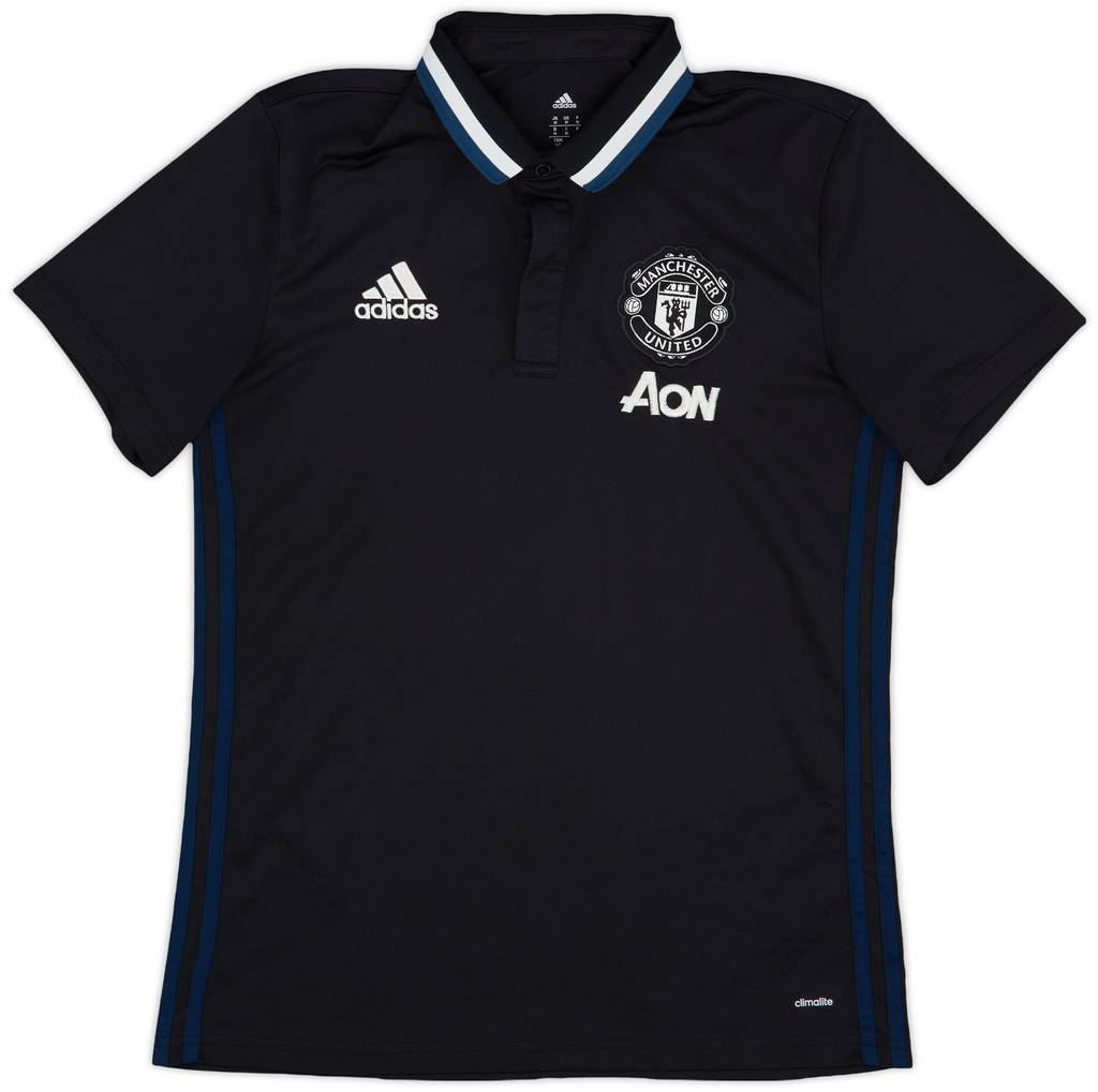 2016-17 Manchester United adidas Polo Shirt - 9/10 - (M)