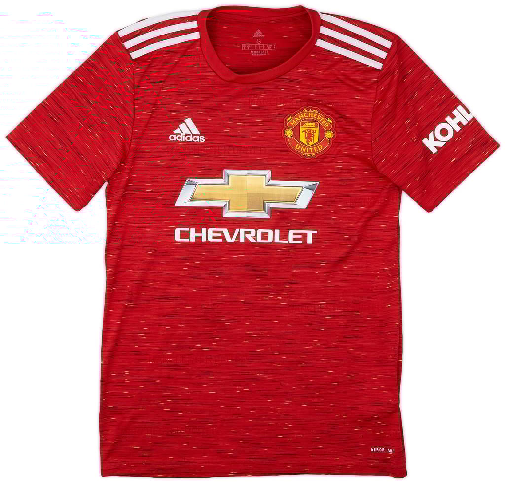 2020-21 Manchester United Home Shirt B.Fernandes #18 - 9/10 - (S)