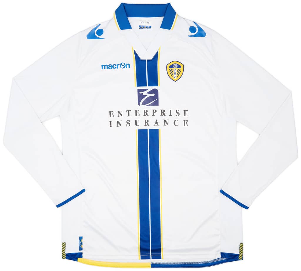2013-14 Leeds United Home L/S Shirt - 9/10 - (3XL)