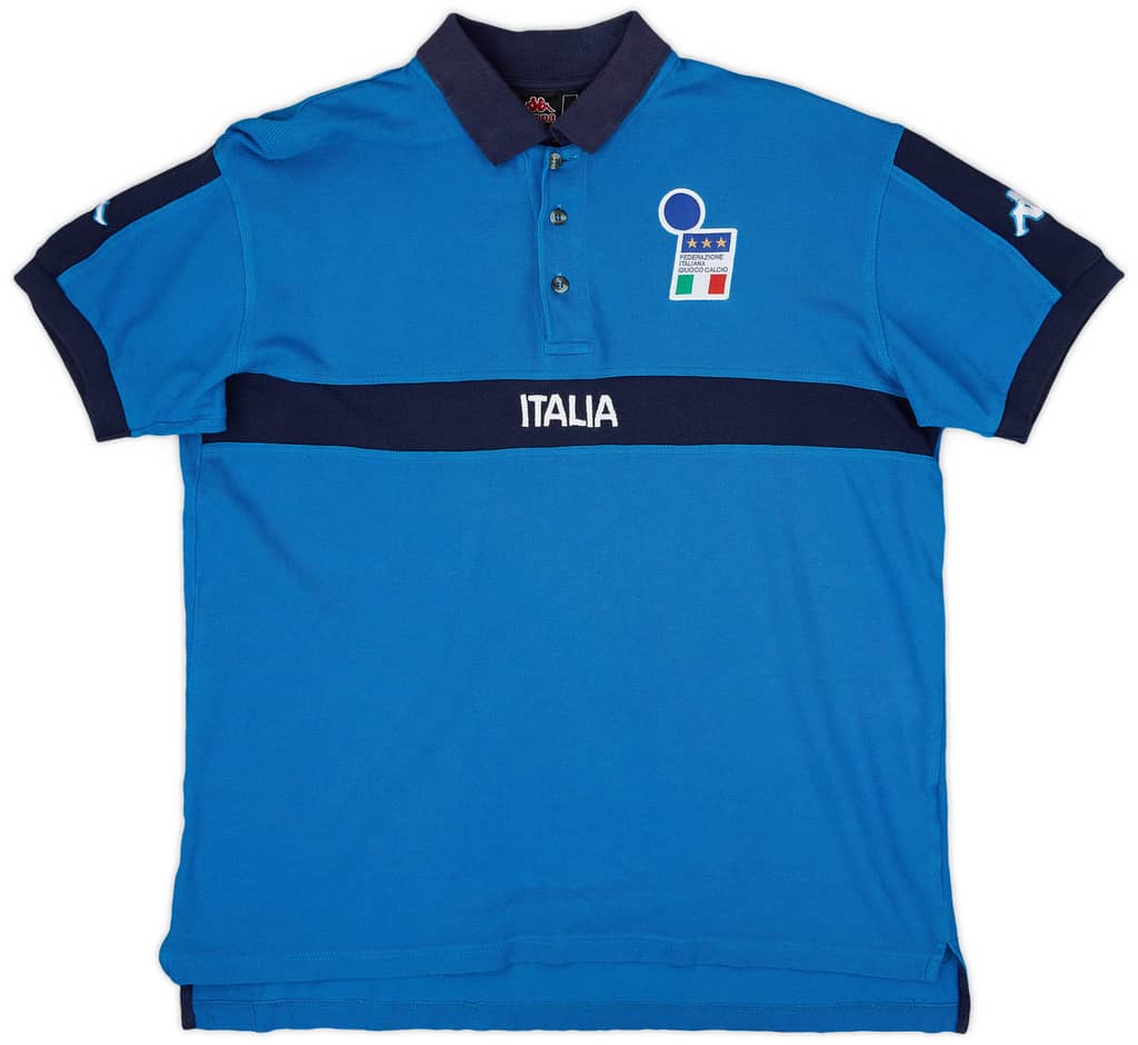 1999-00 Italy Kappa Polo Shirt - 9/10 - (L)