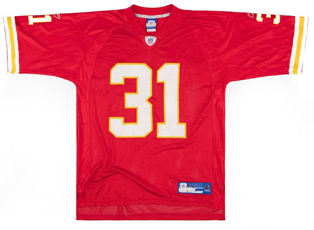 2005-06 Kansas City Chiefs Holmes #31 Reebok On Field Jersey (Home) L