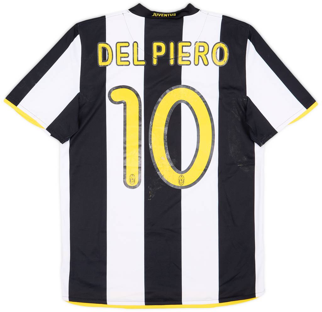 2008-09 Juventus Home Shirt Del Piero #10 - 5/10 - (S)
