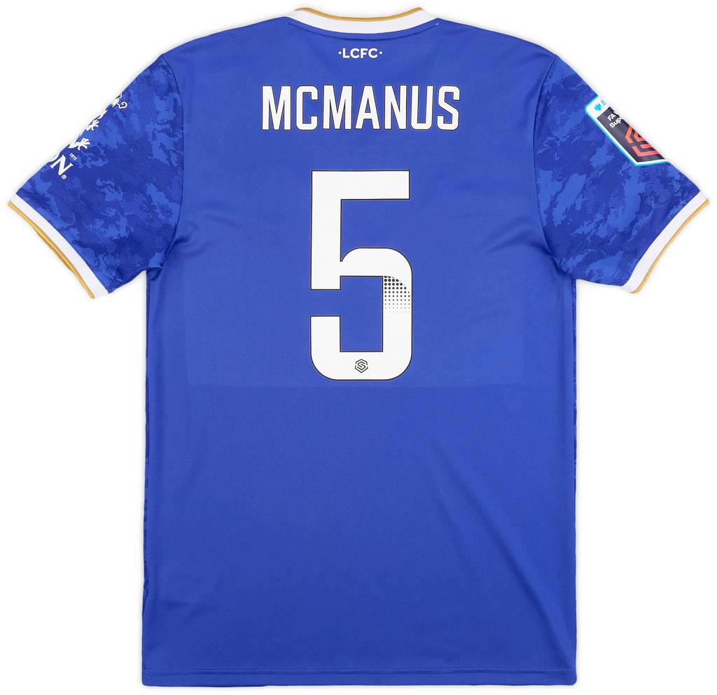 2021-22 Leicester Women's Home Shirt McManus #5 (Unisex Fit - S)