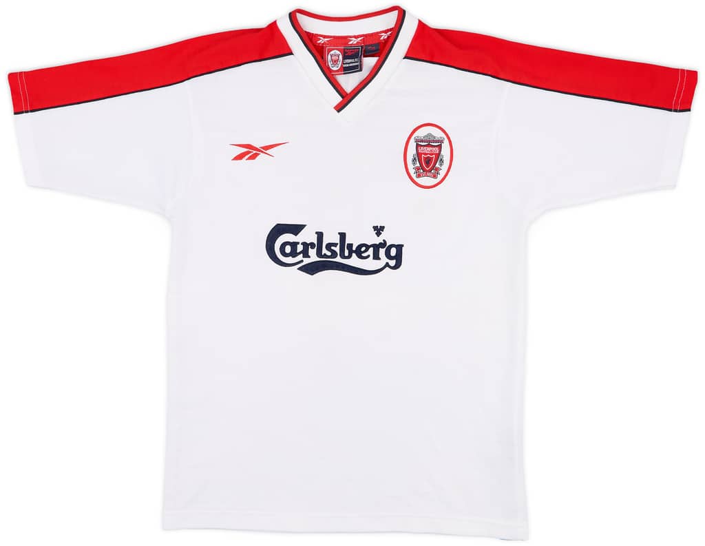 1998-99 Liverpool Away Shirt Owen #10 - 8/10 - (XL.Boys)